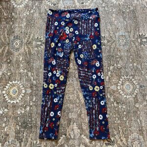 LulaRoe Patterned Leggings • size tall & curvy